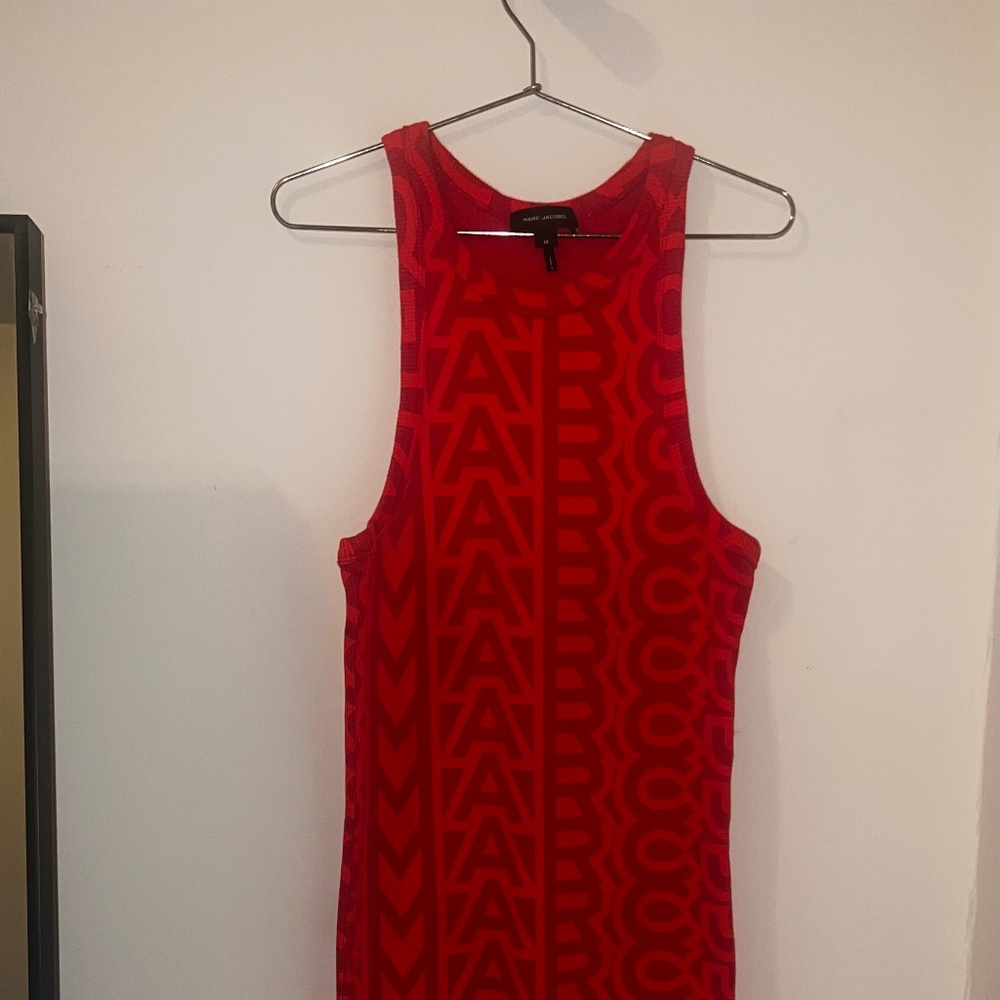 The Monogram Racer Rib Dress